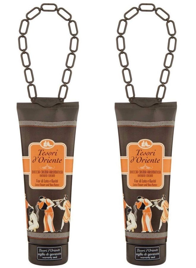 Tesori d'Oriente"Fior di Loto e Karitè'" Lotus Flower and Shea Butter Shower Cream 8.45fl.oz, 250ml (Pack of 2) - Image 1